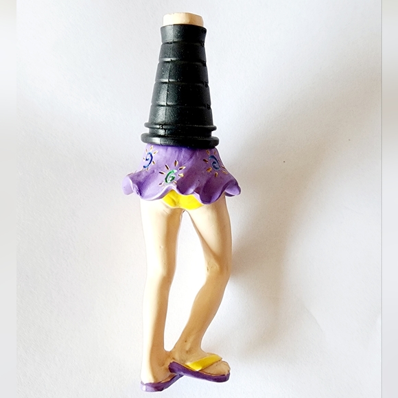 Wine Bottle Stopper Set. Ceramic Vintage. - Picture 7 of 7